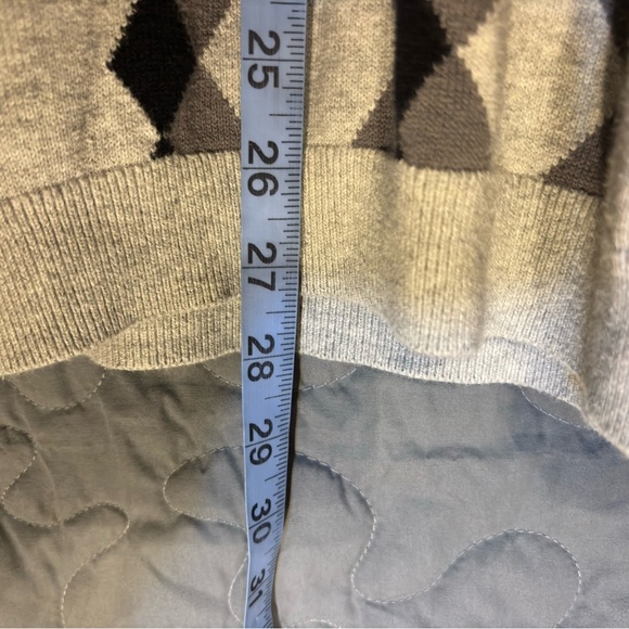 Vintage Banana Republic Gray Argyle Sweater | Preppy Grandpa Energy 👴✨ - Picture 6 of 6